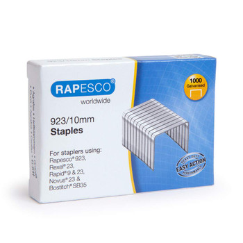 Rapesco 923/10Mm Galvanised Staples Pack 1000 1237