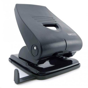 Rapesco 835-P Germ Savvy 2 Hole Punch Metal 40 Sheet Black PF835PB2