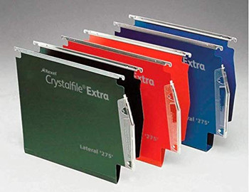 Rexel Crystalfile Extra 275 Foolscap Lateral Suspension File Polypropylene 15Mm 70637