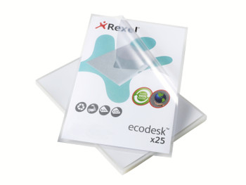 Rexel Cut Flush Folder Recycled Polypropylene A4 160 Micron Clear Pack 25 2102243