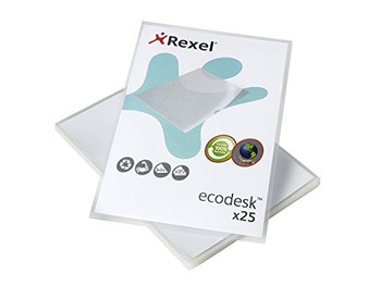 Rexel Cut Flush Folder Recycled Polypropylene A4 160 Micron Clear Pack 25 2102243