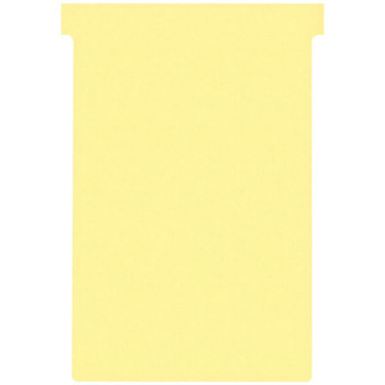 Nobo T-Cards A110 Size 4 Yellow Pack 100 2004004 2004004
