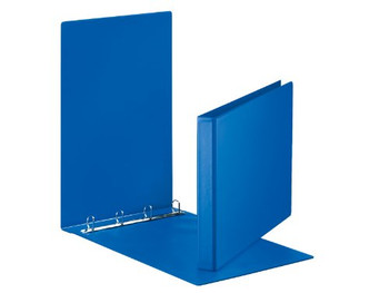 Esselte Standard Ring Binder Polypropylene 4 D-Ring A3 25Mm Rings Landscape Blue 68735