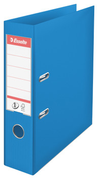 Esselte No.1 Vivida Lever Arch File Polypropylene A4 75Mm Spine Width Blue Pack 624067