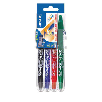Pilot Set2go Frixion Erasable Gel Rollerball Pen 0.7Mm Tip 0.35Mm Line Black/Blu 3131910546795