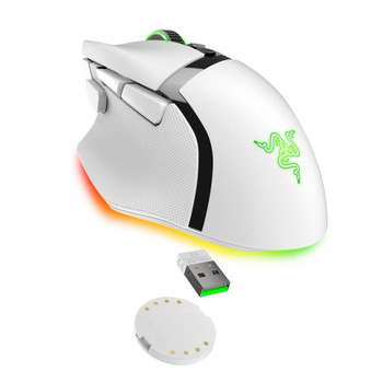 Razer Basilisk V3 Pro Gaming Mouse Wireless/White/30000Dpi/11 Buttons RZ01-04620 RZ01-04620200-R3G1