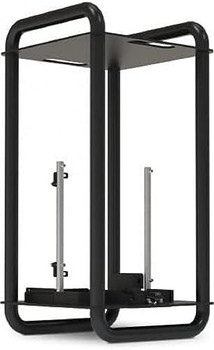 Streacom DA6 Black Open PC ITX Chassis ST-DA6B Streacom DA6 Black Open PC ITX Chassis ST-DA6B