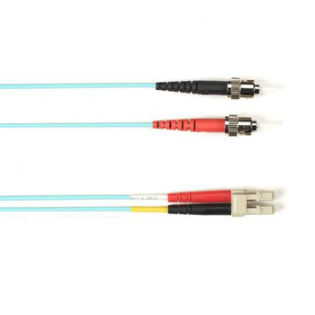 Black Box FOCMRM4-010M-STLC-AQ OM4 MM FO PATCH CABLE DUPLX. FOCMRM4-010M-STLC-AQ