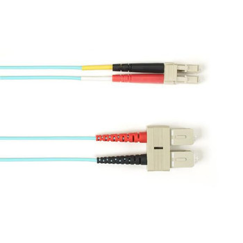 Black Box FOCMRM4-007M-SCLC-AQ OM4 MM FO PATCH CABLE DUPLX. FOCMRM4-007M-SCLC-AQ