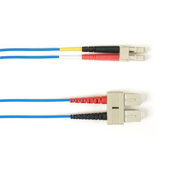 Black Box FOCMPSM-002M-SCLC-BL SM FO PATCH CABLE DUPLX. FOCMPSM-002M-SCLC-BL