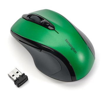 Kensington K72424WW Pro Fit Wireless Mid-Size Mouse Green K72424WW