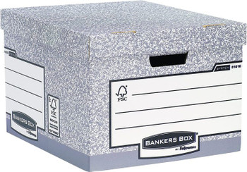 Fellowes System Large Storage Box Grey Pack of 10 01810FFLP