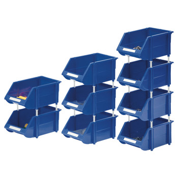 VFM Blue Heavy Duty Storage Bin Pack of 12 360235 SBY17579