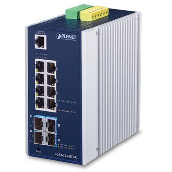 Planet IGS-6325-8T4X Industrial L3 8-Port IGS-6325-8T4X