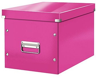 Leitz Box Click & Store WOW Cube Large Storage Box Pink 61080023 61080023