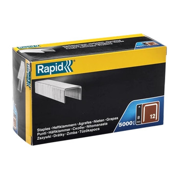 Rapid No. 12 Flatwire staple 8 mm 40100518 40100518
