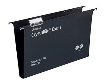 Rexel Crystalfile Extra Foolscap Suspension File 3000081 3000081