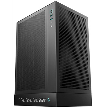 Deepcool CH170 Digital Mini-ITX Case High Airflow Supports Water Cooling R-CH170-BKNPI0D-G-1