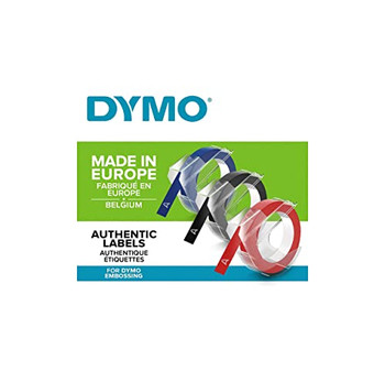 Dymo S0847750 Embossing Tapes Pack of 3 S0847750 Dymo S0847750 Embossing Tapes Pack of 3 S0847750