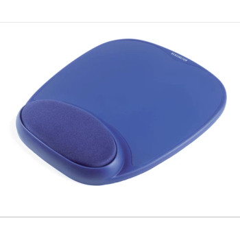 Kensington 64271 Foam Mousepad with Wrist Rest Blue 64271