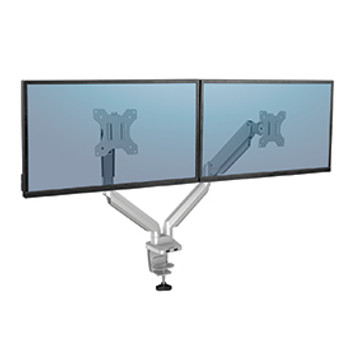 Fellowes 8056501 Platinum Series Dual Monitor Arm - Silver 8056501