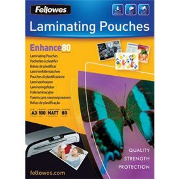 Fellowes 5452003 A3 80Mic Pouch 100pk 5452003 Fellowes 5452003 A3 80Mic Pouch 100pk 5452003