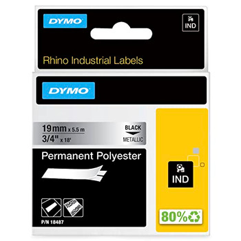 Dymo 18487 19mm Metallized Tape 18487