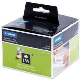 Dymo 11354 32mm x 57mm Multi Purpose Labels Black on White 11354