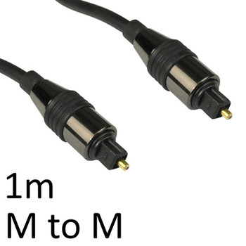 Toslink Cable - Digital Optical Cable 1M Black 4OPT-101