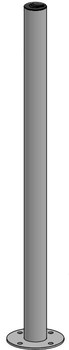 Ergonomic Solutions CHE073-02 600 mm pole with end cap CHE073-02