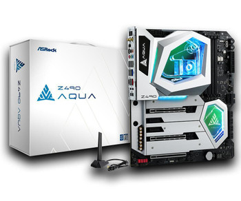 Asrock Z490 AQUA Intel Z490 Extended Atx Z490 AQUA