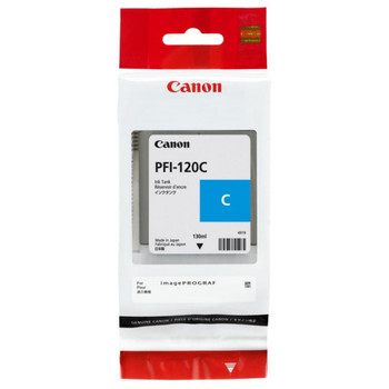 Canon Pfi120c Cyan Standard Capacity Ink Cartridge 130Ml - 2886C001AA 2886C001