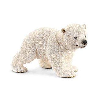 Schleich Wild Life Polar Bear Cub Walking Toy Figure 14708 Schleich Wild Life Polar Bear Cub Walking Toy Figure 14708