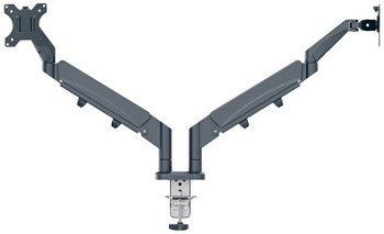 Leitz Ergo Space Saving Dual Monitor Arm 65370089 Leitz Ergo Space Saving Dual Monitor Arm 65370089