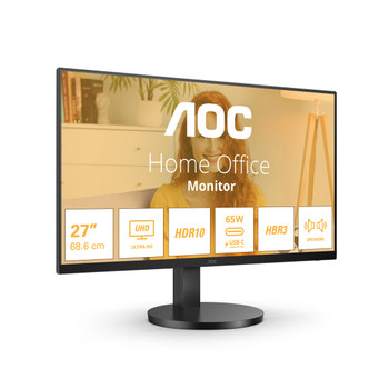 AOC B3 U27B3CF 68.6 cm 27" 3840 x 2160 pixels 4K Ultra HD LCD 4 ms Black U27B3CF
