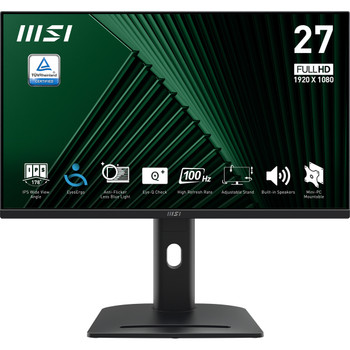 MSI PRO MP275PG 27 " Monitor FHD 1920 x 1080 100Hz IPS 1ms 1x HDMI 1.4b 1x DP 1. PRO MP275PG