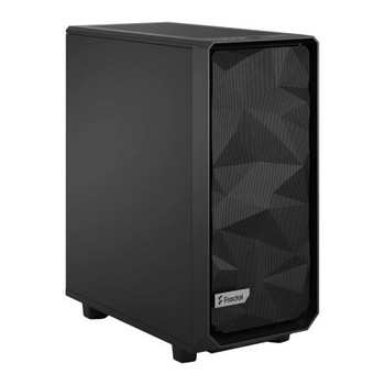 Fractal Design Meshify 2 Compact Black Solid Gaming Case ATX Angular Mesh FD-C-MES2C-01