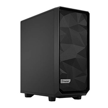 Fractal Design Meshify 2 Compact Black Solid Gaming Case ATX Angular Mesh FD-C-MES2C-01