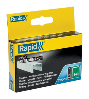 Rapid No. 140 Flatwire Staple 8 mm RAPIDNO140STAPLES2000 Rapid No. 140 Flatwire Staple 8 mm RAPIDNO140STAPLES2000