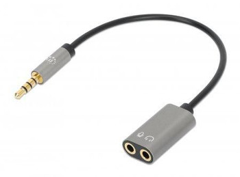 Manhattan 356107 Headset Adapter Cable With 356107