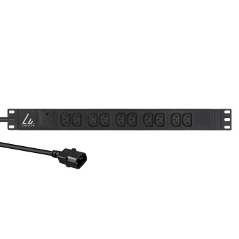 Lanview LVR-2MC14-SPD-C13X10 19�� 10-way c13 outlets with LVR-2MC14-SPD-C13X10