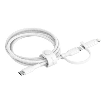 Belkin BoostCharge Pro 1.5 m USB C USB C/Lightning USB 2.0 0.48 Gbit/s White CAC003HQ1.5MWH