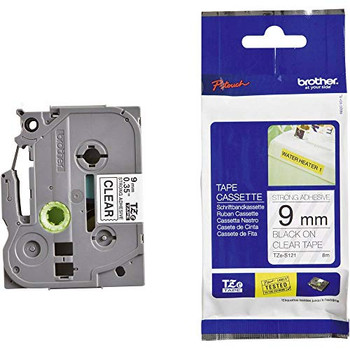 Brother TZES121 Black on Clear TZES121 Brother TZES121 Black on Clear TZES121