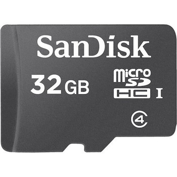 Sandisk Sdsdqm 32Gb Class 4 Microsdhc Memory Card And Adapter SDSDQM-032G-B35