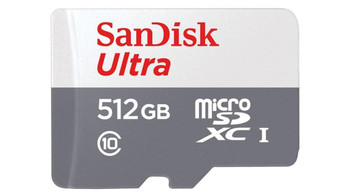 Sandisk Ultra 512Gb Uhs-I Class 10 Microsdxc Memory Card And Adapter SDSQUNR-512G-GN6TA