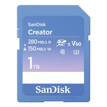 SanDisk Creator 128 GB SDXC Class 10 UHS-II 280 MB/s 100 MB/s SDSDXEP-1T00-GNCIS