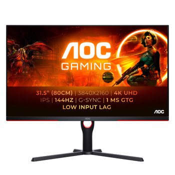 AOC G3 U32G3X 31.5 " 4K Ultra HD 144Hz IPS Monitor U32G3X/BK