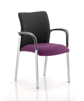 Academy Black Back Seat With Arms Bespoke Tansy Purple KCUP0032 KCUP0032