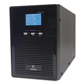 Armour 2000Va Ups 1600W Lcd Display 2X  Plug 2X Rj45 3X Iec Usb Brown Box ARM2000 Armour 2000Va Ups 1600W Lcd Display 2X  Plug 2X Rj45 3X Iec Usb Brown Box ARM2000
