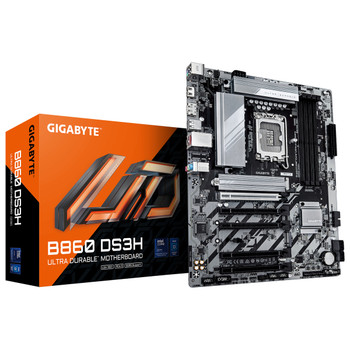 GIGABYTE B860 DS3H Motherboard - Supports Intel Core Ultra CPUs 8+1+2+2 phases V B860 DS3H